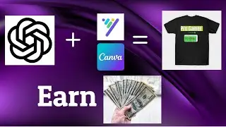 How to Earn Money with 0 Investment Using Canva & ChatGPT Create Designs & Sell Online Easily #earn 