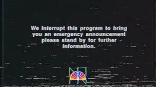Nuclear Bombing-NBC Emergency Broadcast System, 1980's *Reuploaded*