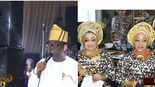 MOMENT JUJU ARTIST OLUDARE OLATEJU WELCOME GUEST AT THE 50TH BIRTHDAY CELEBRATION OF YEYE OTUNB