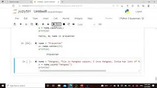 Python for beginners for Non Technical people Lesson 3 in Tamil, This chapter covers STRING func.