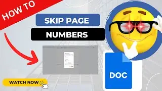 How to Skip Page Numbers In Google Docs