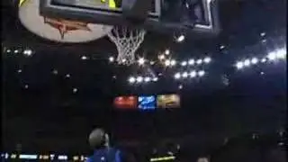 Jason Richardson goes acrobatic with a crazy scoop shot!