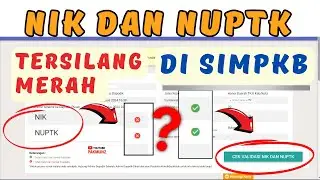 Harus Paham ⁉️ Solusi NIK dan NUPTK Tersilang Merah di Akun SIMPKB