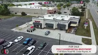 1140 Blairs Road NE, Cedar Rapids, IA FULLY LEASED RETAIL INVESTMENT FOR SALE