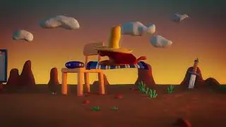 Slaw & the Dim Probs dog (3D animation)