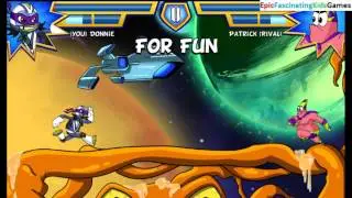 Nickelodeon Superhero Brawl 4 For Fun Mode Gameplay Part #1 - Playing As Donatello