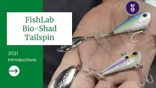 NEW FishLab Bio-Shad Tailspin | ICAST 2021