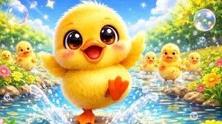Duck Duck Splash 🦆💦 | Happy Dancing Baby Ducks Song | Fun Kids Rhyme for Toddlers