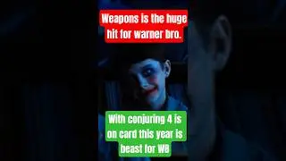 #weapons is the major #boxoffice success for #Warnerbrothers movies very good horror film
