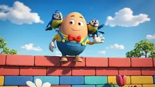 Humpty Dumpty 🥚 | Classic Nursery Rhyme for Kids | Cartoon Animation | Giggle Town