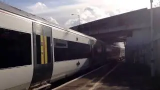 A Class 377 324 Southern Train arriving at Hackbridge Station 16/02/16