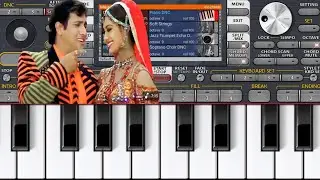 Hum unse mohabbat | Kumar sanu,Sadhana sargam | Gambler | ORG 24 phone piano | Hindi music |