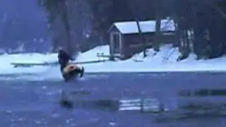 snowmobile waterskippin