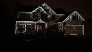 My 1st Christmas House Projection Mapping Show