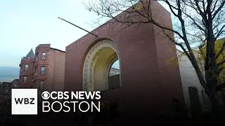 Northeastern men's basketball team plays final game at Matthews Arena