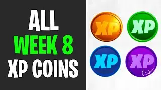 All XP Coins Locations WEEK 8 - Fortnite Chapter 2 Season 3