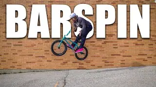 How to Hop Barspin BMX *BEST WAY*