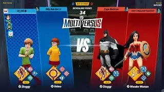 MultiVersus | Shaggy and Velma vs. Batman and Wonder Woman