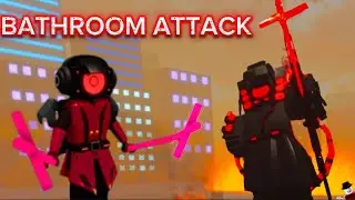 EXECUTOR SPEAKERMAN AND SPEAKERWOMAN 2.0 IN BATHROOM ATTACK! | (Roblox)