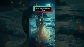 Mermaid Love 🌊 | Ocean Romance 💕 #mermaid #ai #animation #shorts  #aiartwork
