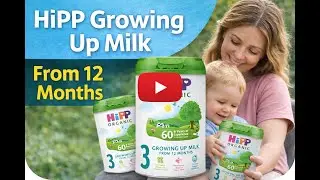 HiPP Organic Stage 3 UK Growing Up Milk | Nutrition for Toddlers 12+ Months