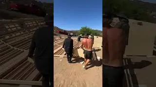 Building a 32ft #miniramp in the #desert ‼️🤘🏽 #skateboarding #ramp #skateramp