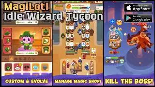 MagiLotl: Idle Wizard Tycoon Gameplay (Android iOS)