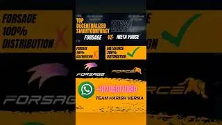 MetaForce Team JOIN whatsapp +917059171880 #crypto #forsage #nft #mlm #metaforce #bitcoin #online