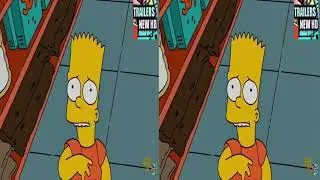 El doble bart (Los simpsons) lentes vr