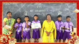 EVS- ART INTEGRATED ACTIVITY BY CLASS  5  - ON THE TOPIC - MAKE A MODEL OF SNAKE .