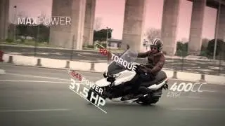 Yamaha X-Max 400 2013 em Test-Drive na MJPaiva