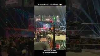 Young Bucks Springboard Kenny Omega & Powerbomb Through a Table! 💥🔥 #kennyomega #youngbucks #aew
