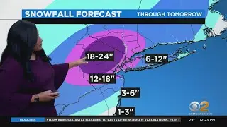 New York Weather: Powerful Winter Storm Picks Up