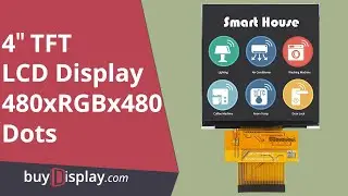 4 inch TFT LCD Display 480x480 Pixel w/MIPI Interface for IoT devices