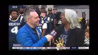 Deborah Mitchell at Pep Rally