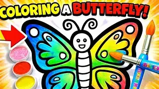 Butterfly Drawing and Colouring for Kids
