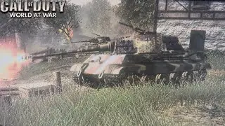 COD World At War King Tiger Tanks Firing in Seelow Heights Germany Their Land Their Blood Mission