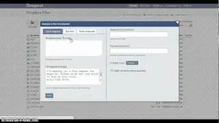 Send File Requests on Facebook and Twitter