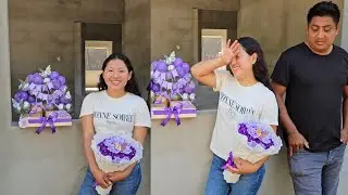 Un enamorado secreto le mando flores a Faby en su cumpleaños, Mynor se puso celoso 😡