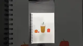 100 dreadful drawings DAY91 #100DreadfulDrawings #PumpkinSpice #drawing #art #shorts #dailyart