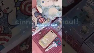 cinnamoroll haul! #sanrio #cinnamoroll #haul #asmr #shorts #youtubeshorts #kpop