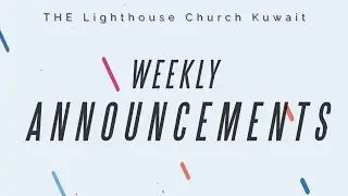 TLC Weekly Announcements 24 Oct 25
