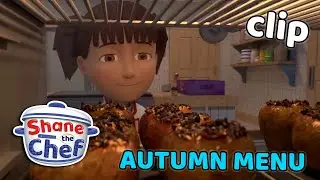 Izzy's Autumn Baked Apples 🍎 | Shane the Chef Clips | Shane the Chef Official