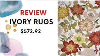Ivory Rectangle Area Rug  ( Review) 8-Feet by 10-Feet 6-Inches (8' x 10'6