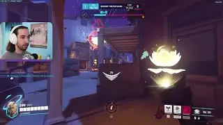 Using Petal Platform to dodge D. Va Bomb | Overwatch 2