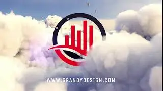 Cumulus Clouds Logo 3 - (How to make a Logo Animation, Logo Intro and YouTube Intro for your Video)