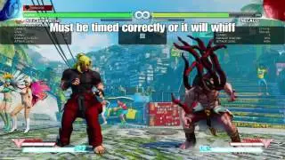 SFV S2 Ken Thunder Kick Meaty Overhead