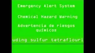 Chemical Hazard Warning