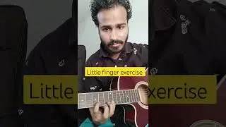 Little Finger exercise for beginners #fastfinger #fingerstyle #guitarelectric #guitarlessons