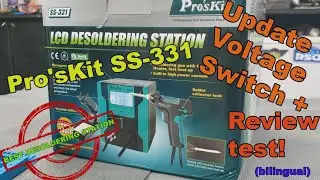 D&J restoration # 7  Pro's Kit SS-331 Update Voltage Switch + Review test! (bilingual)